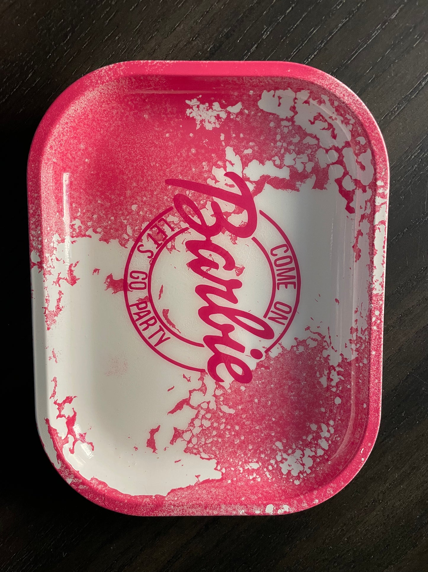 Barbie rolling tray