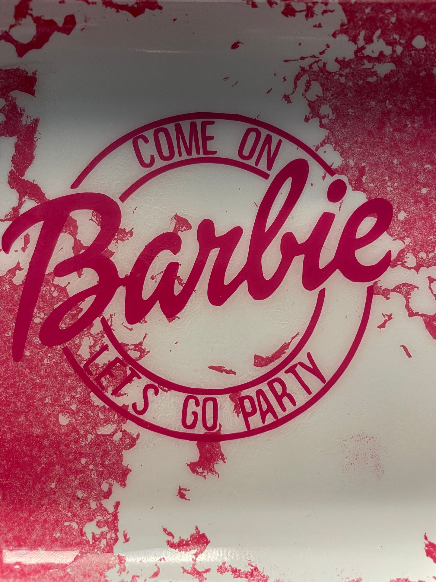 Barbie rolling tray